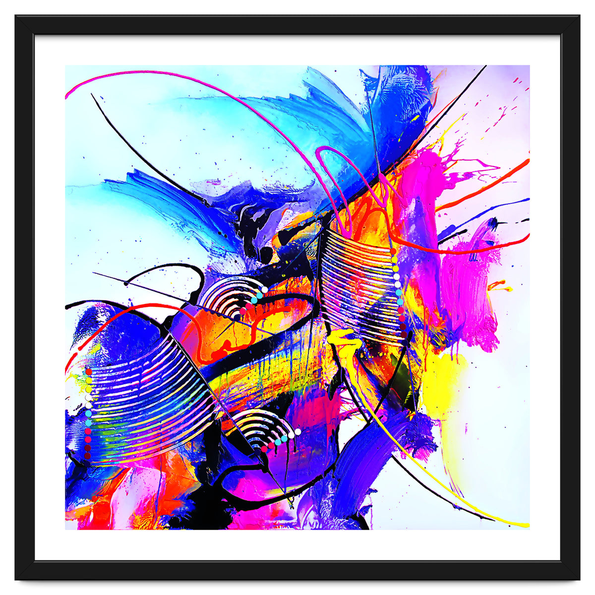 Abstract Art Britto - Qb293