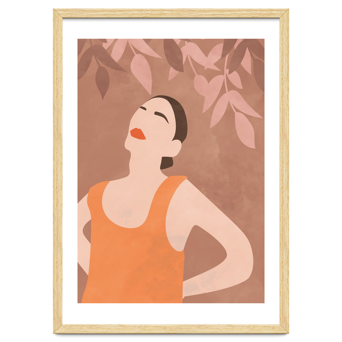 Mid Century Modern Boho Woman