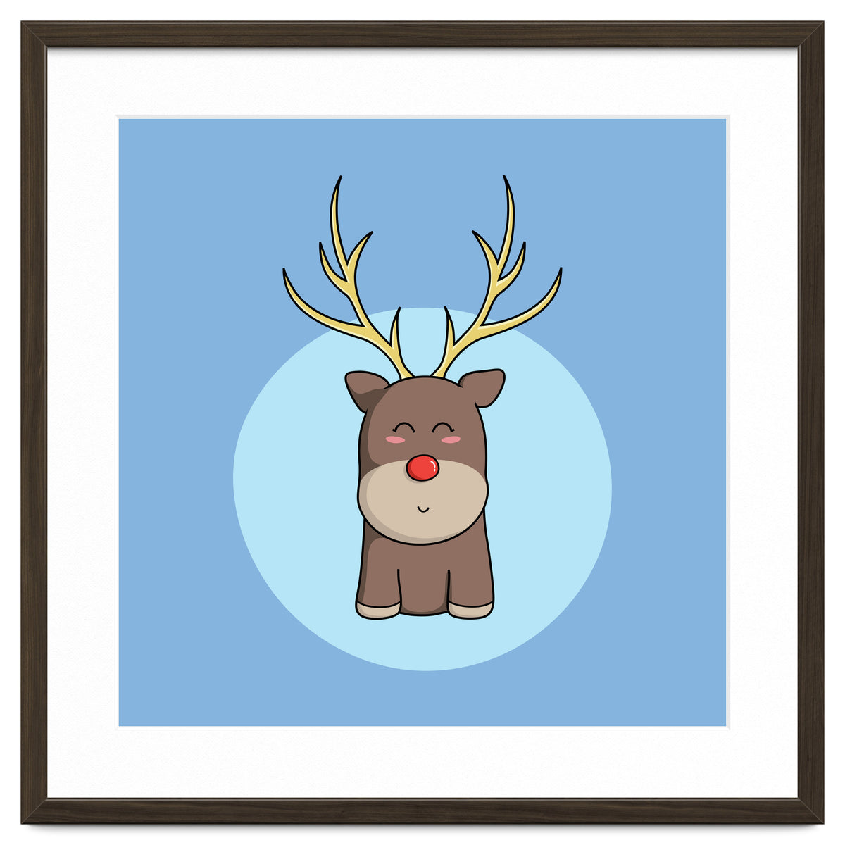 Kawaii Cute Christmas Reindeer