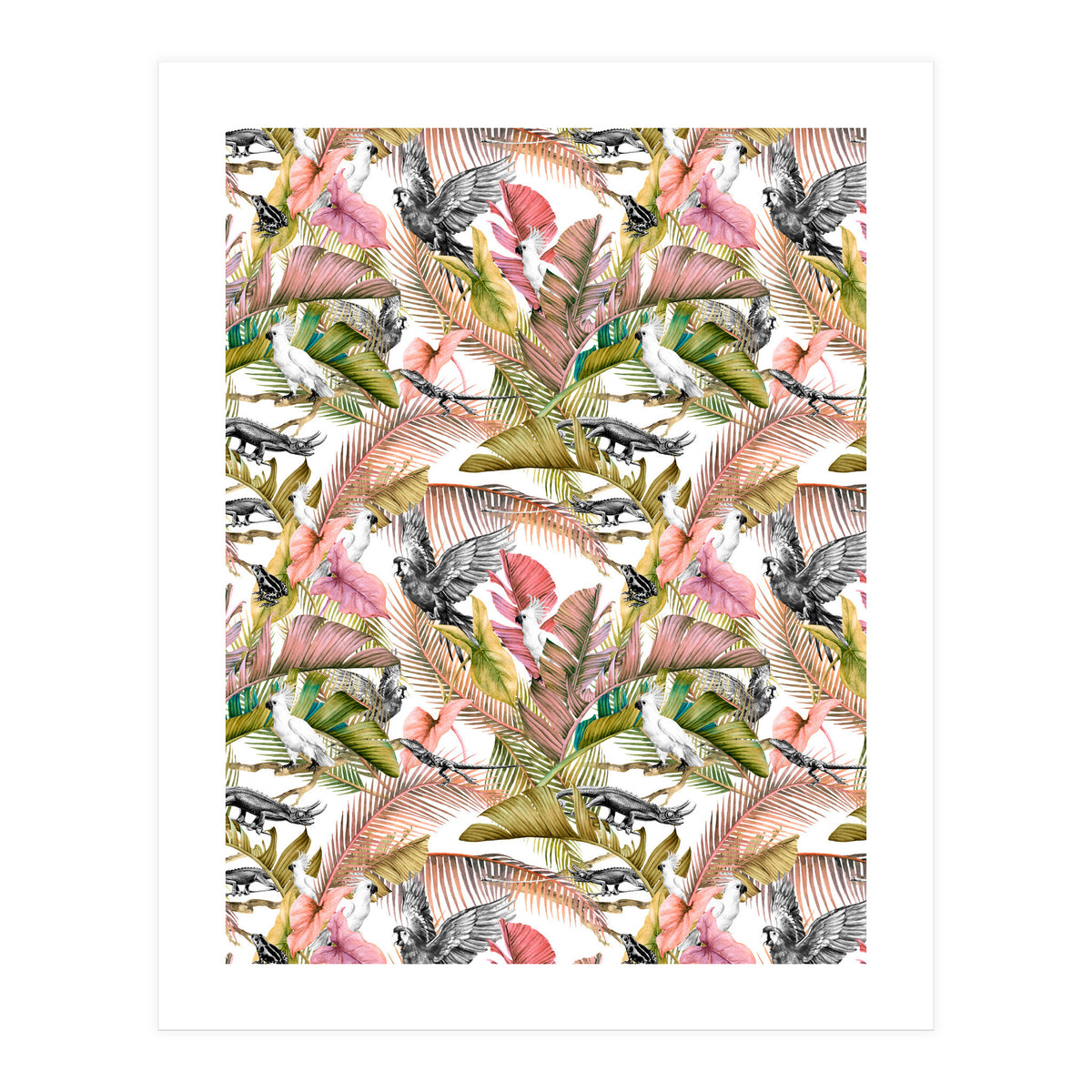 Paradise in the pink jungle (Print Only)