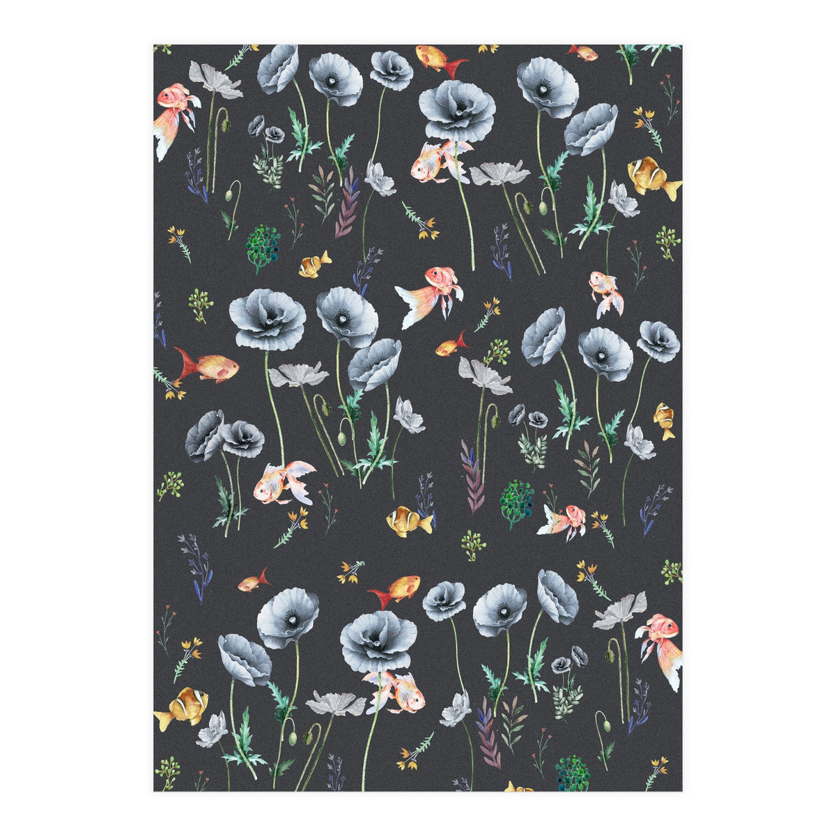 Fishes & Garden (Print Only)