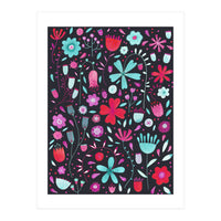 English Meadow Dark Teal (Print Only)