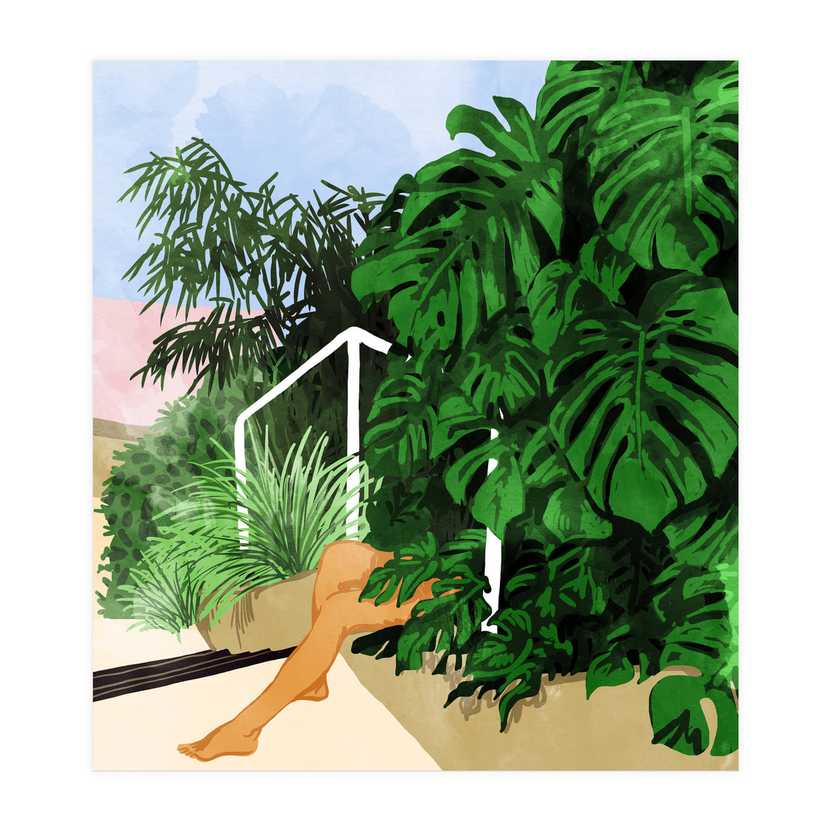 Hiding In Green (Print Only)