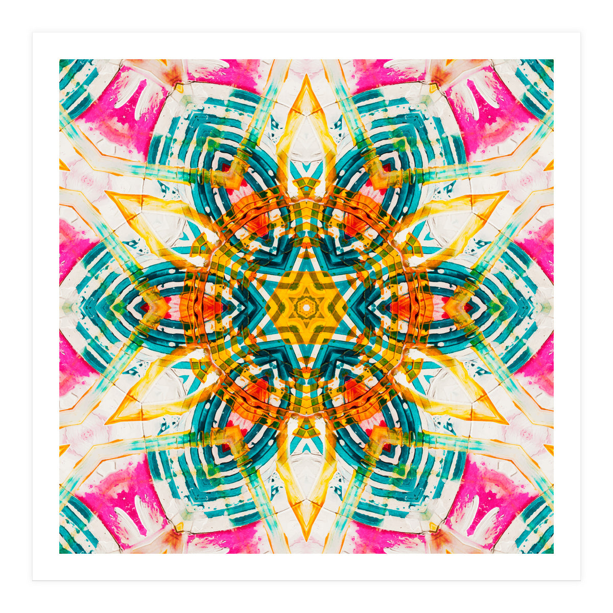 Kaleido Mandala V2 (Print Only)