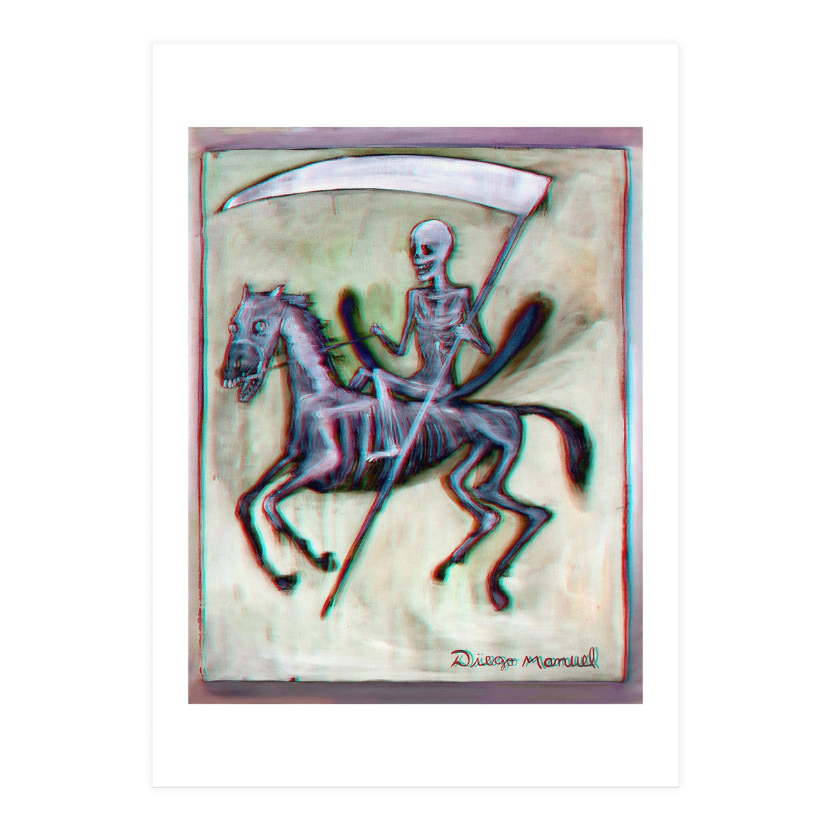 La Muerte 2 3d 2 (Print Only)