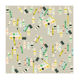 Artist pattern with crayons, watercolors and acrylic paint (Print Only) thumbnail
