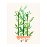 Happy Bamboo Houseplant (Print Only) thumbnail