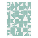 My Favorite Geometric Patterns No.16 - Light Blue (Print Only) thumbnail
