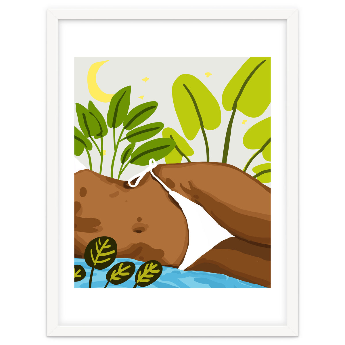 Is it Summer yet Modern Bohemian Black Woman, Bikini