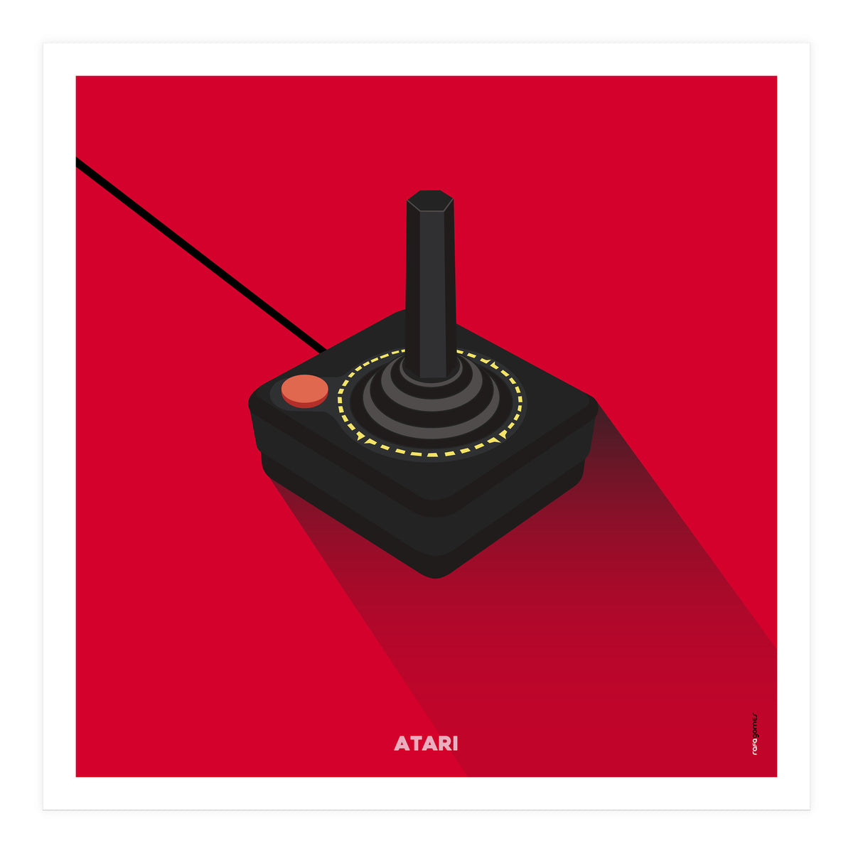 Joystick Videogames Atari (Print Only)