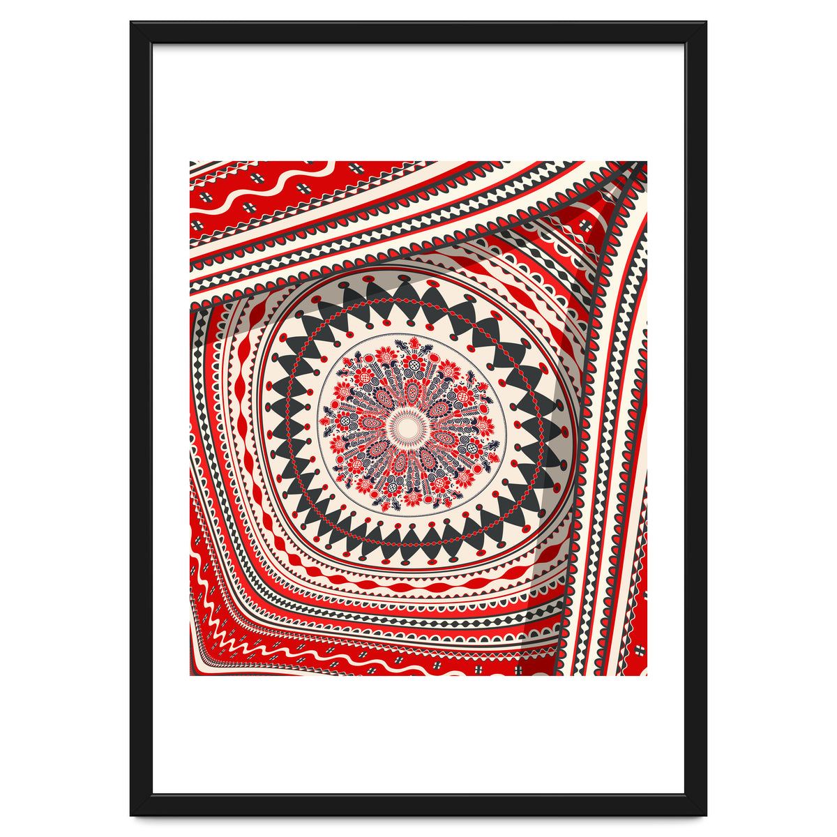 Romanian embroidery background 26