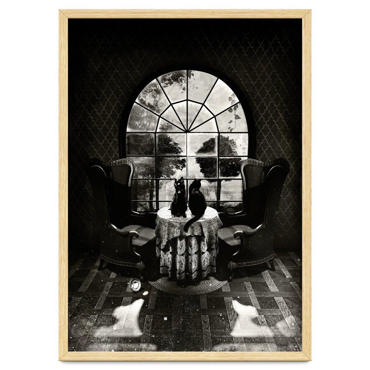 Room Skull Bw