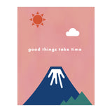 good things take time - Nature Landscape Illustration (Print Only) thumbnail