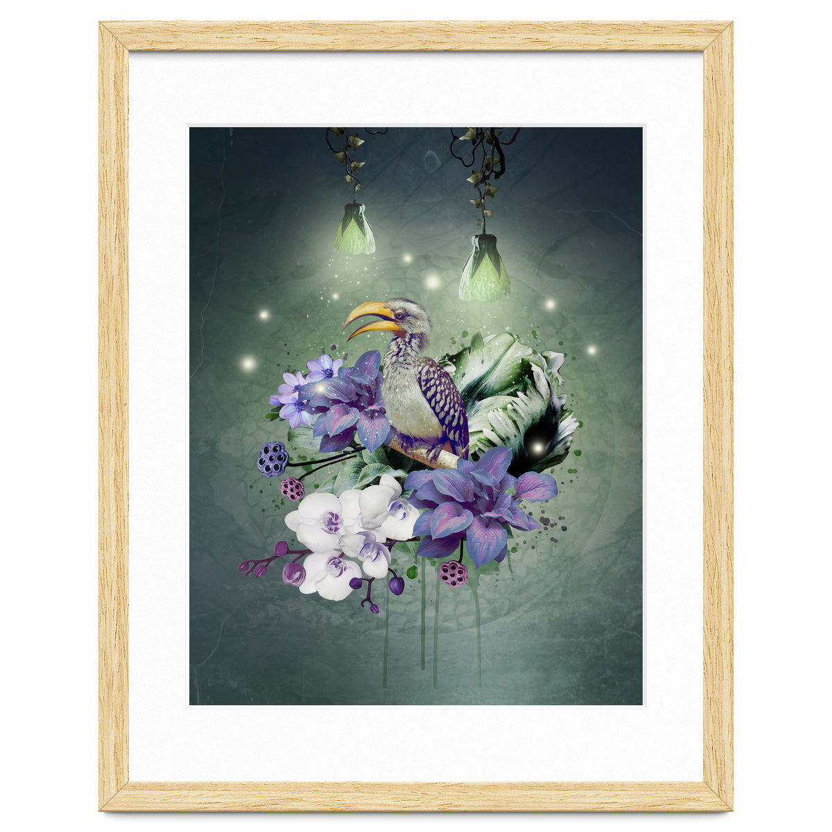 Floral Magic Hornbill