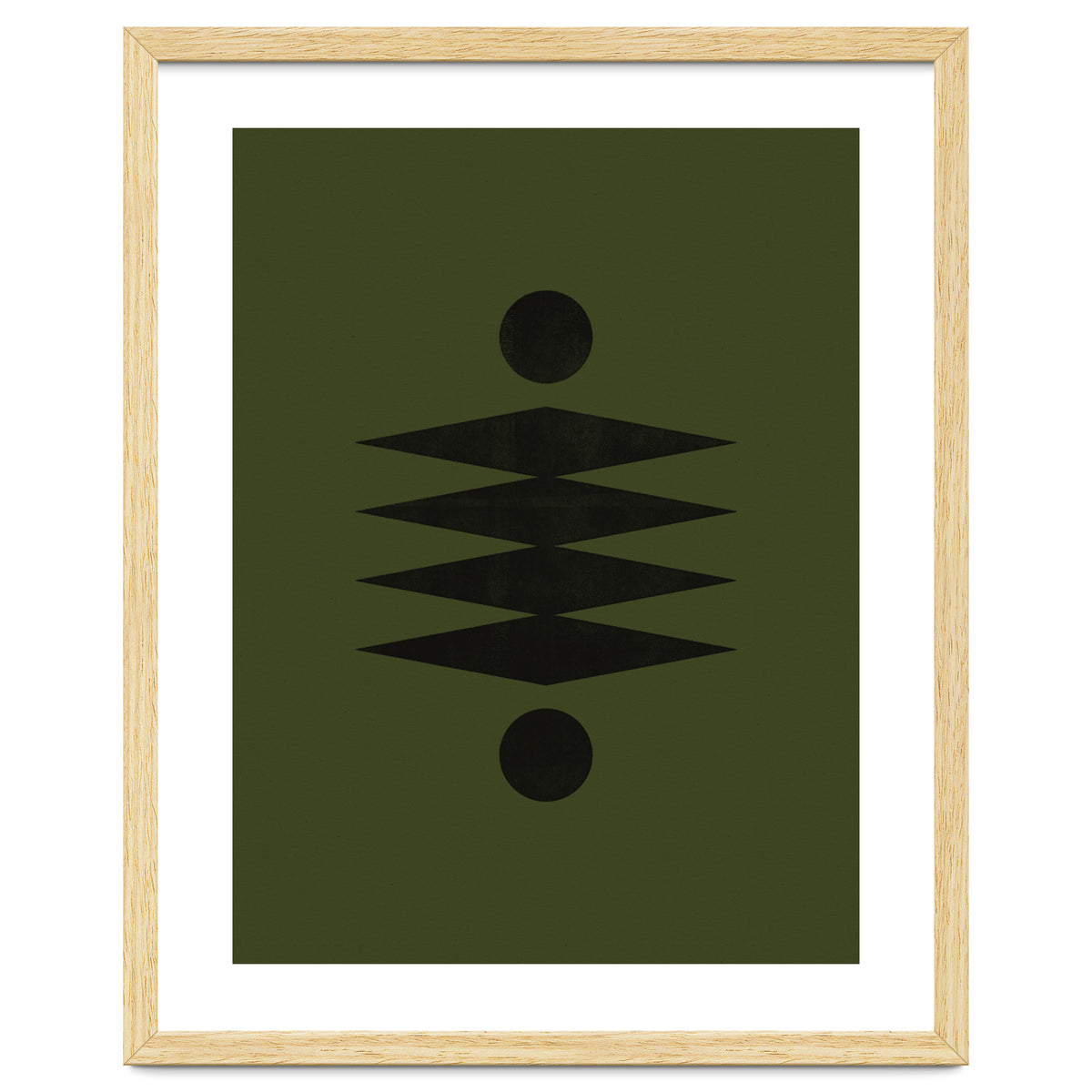 Mid-Century Modern No.19 - Woodblock Print