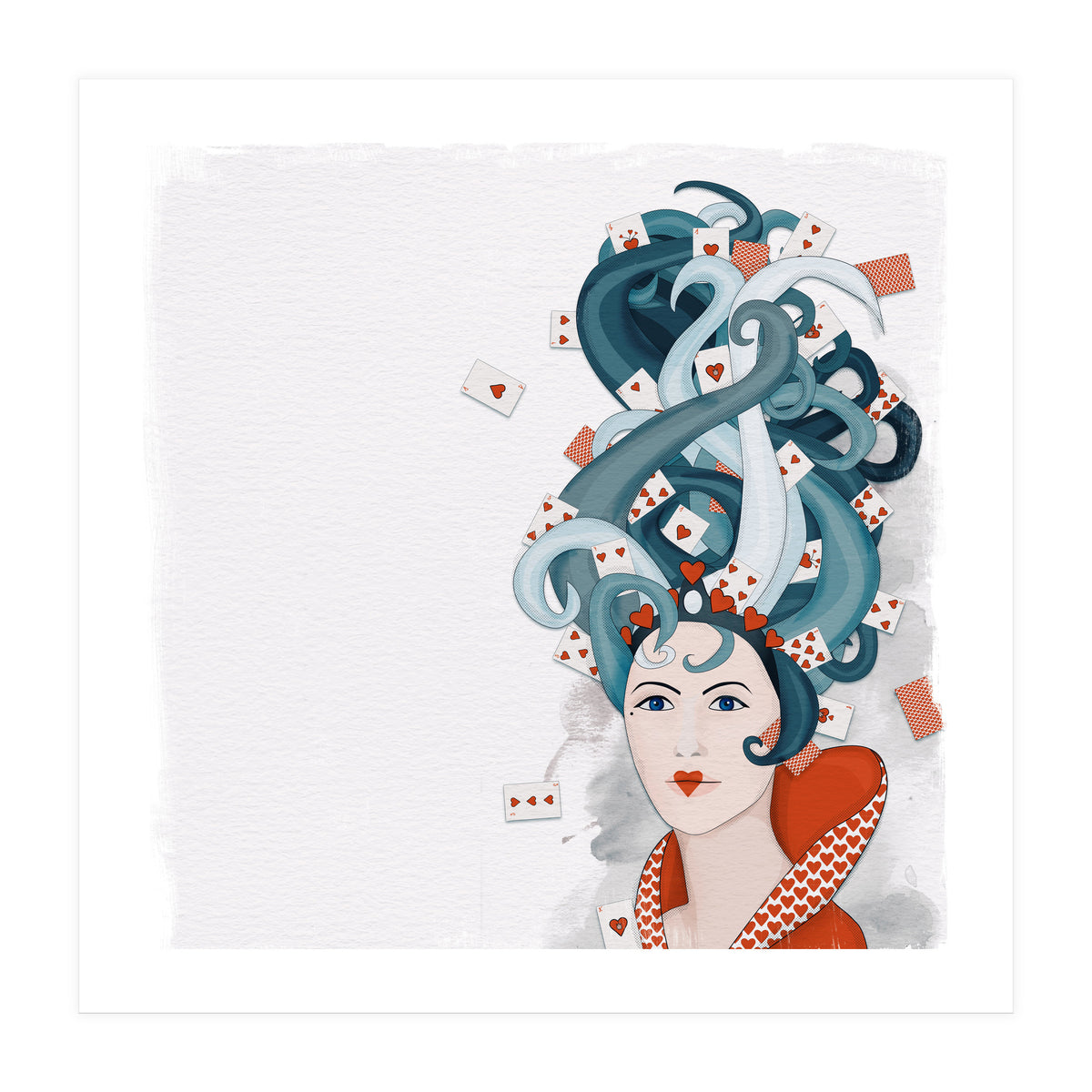Rococo: Queen of hearts (Print Only)