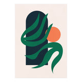 Mid Century Modern Botanical Geometric Art (Print Only) thumbnail