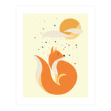 Foxy felt with the heart (Print Only) thumbnail