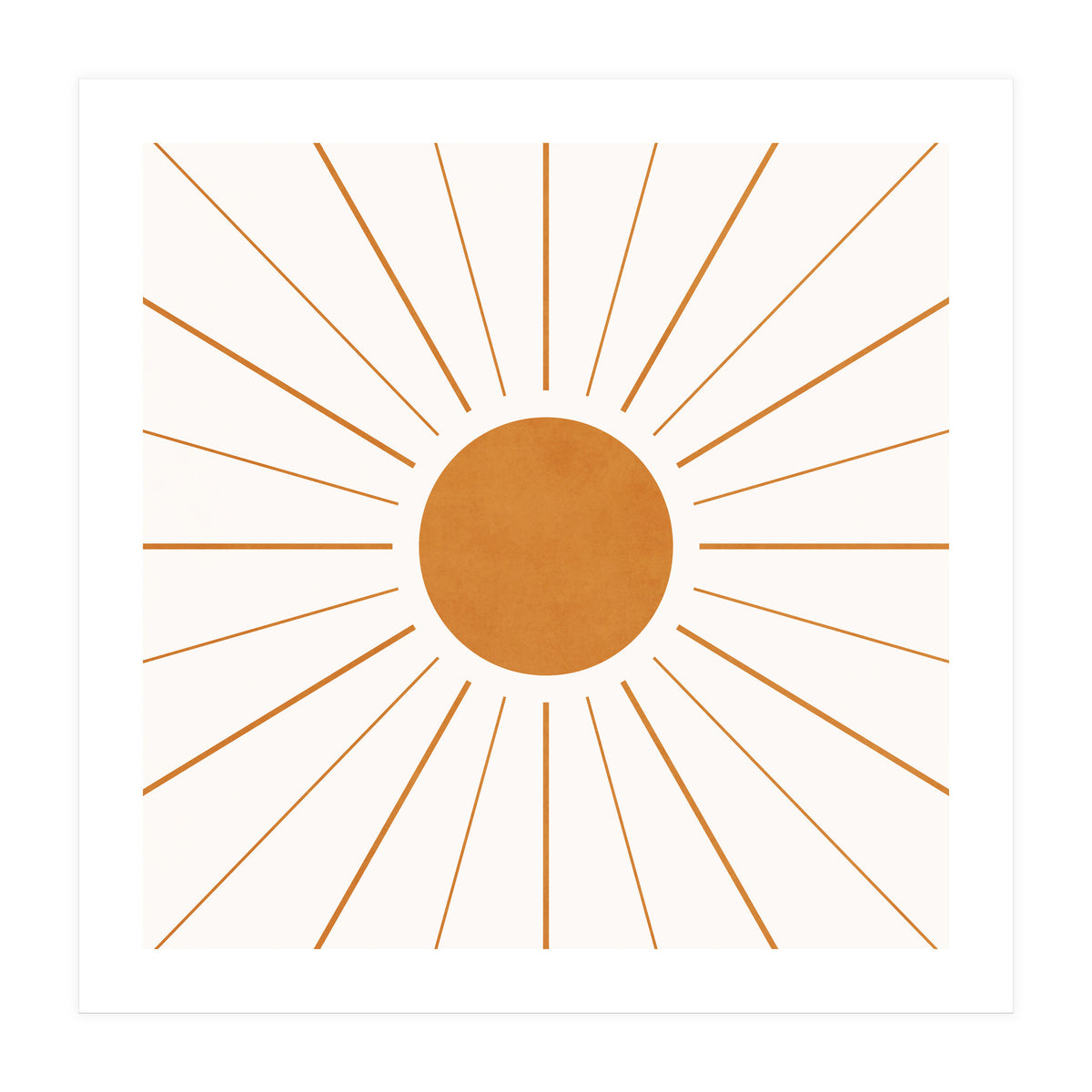 SUN IN LINES (Print Only)