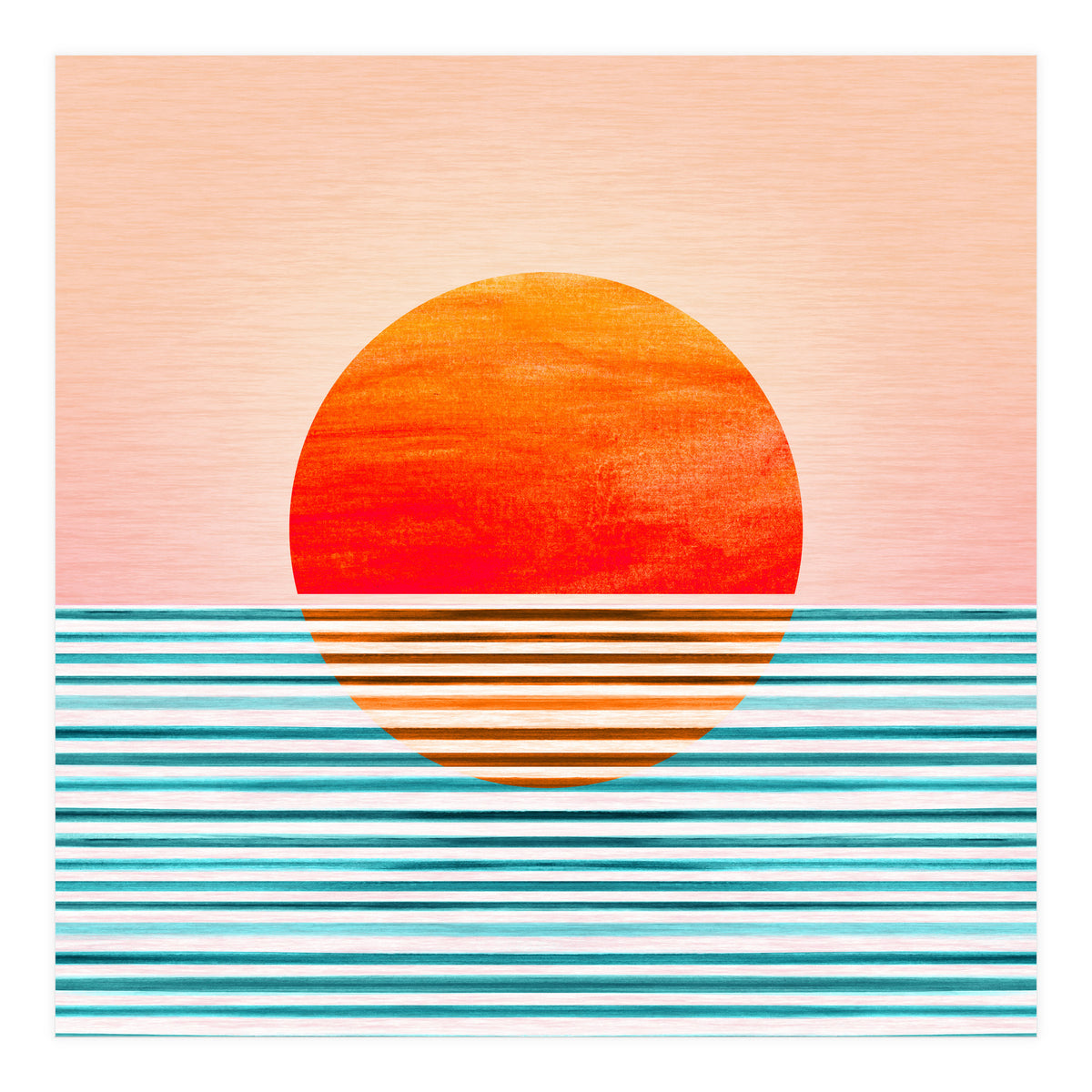 Minimalist Sunset III (Print Only)