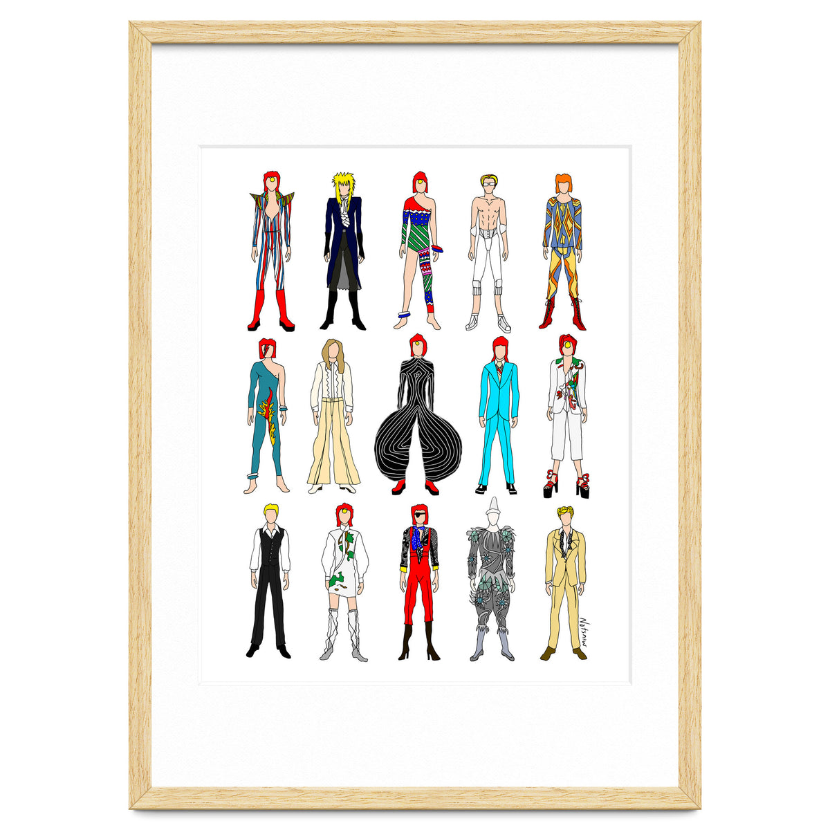 Outfits of Bowie Fashion