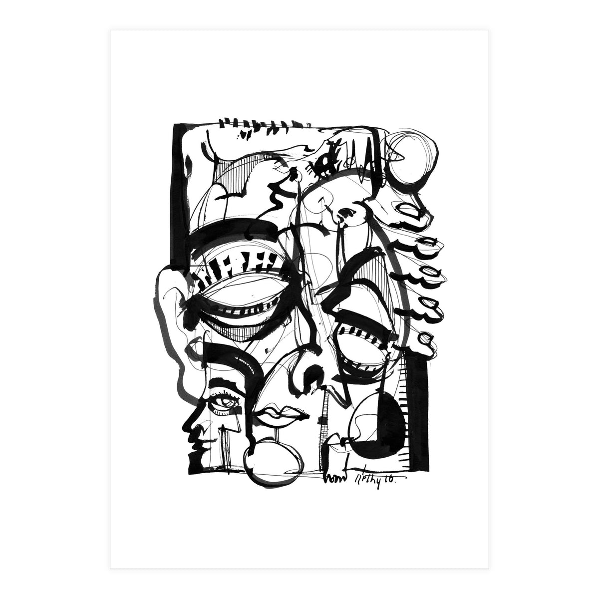 Weird Sensation - b&w (Print Only)