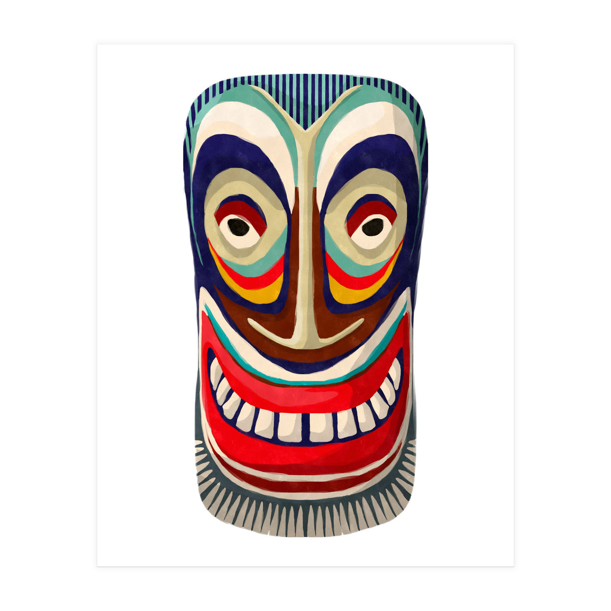 Tribal Mask 16 (Print Only)