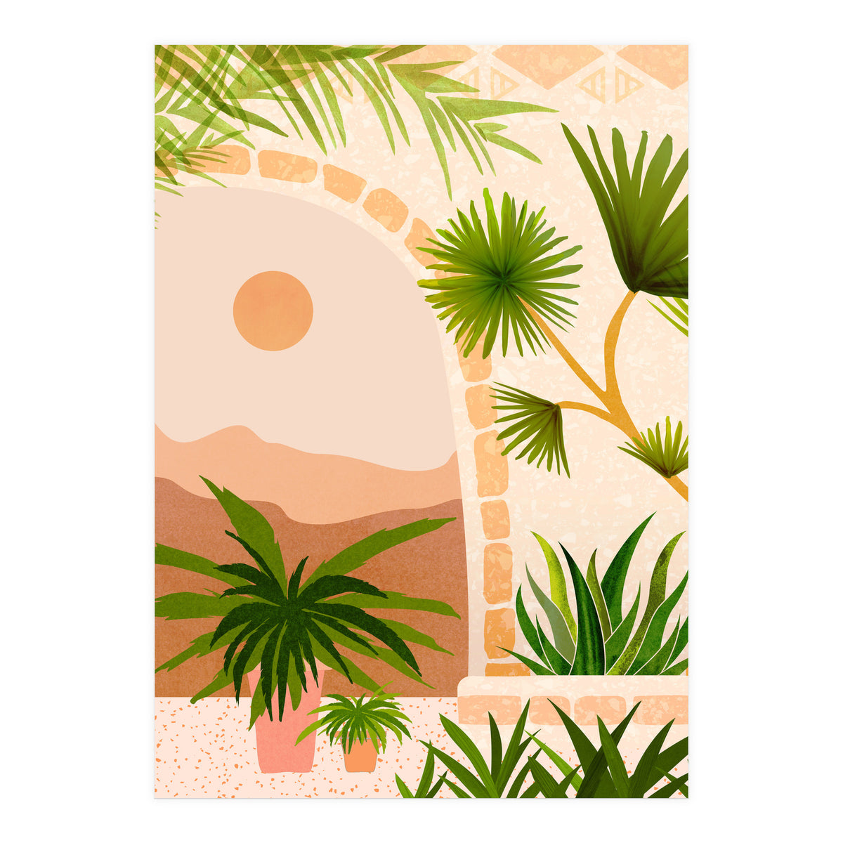 Southwest Summer Scene (Print Only)