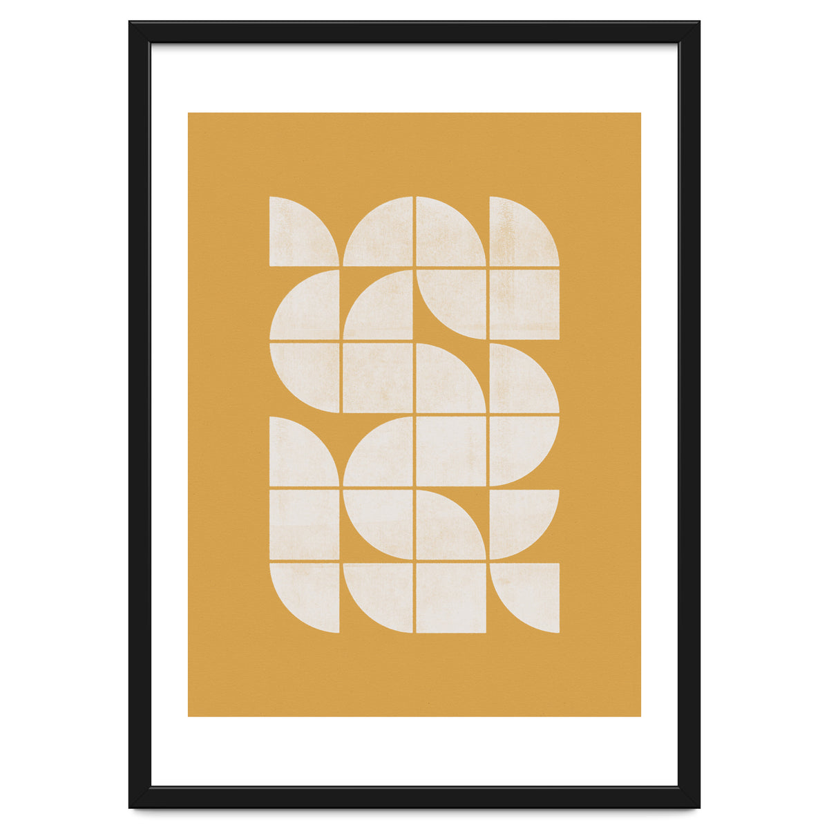 Mid-Century Modern No.26 - Woodblock Print