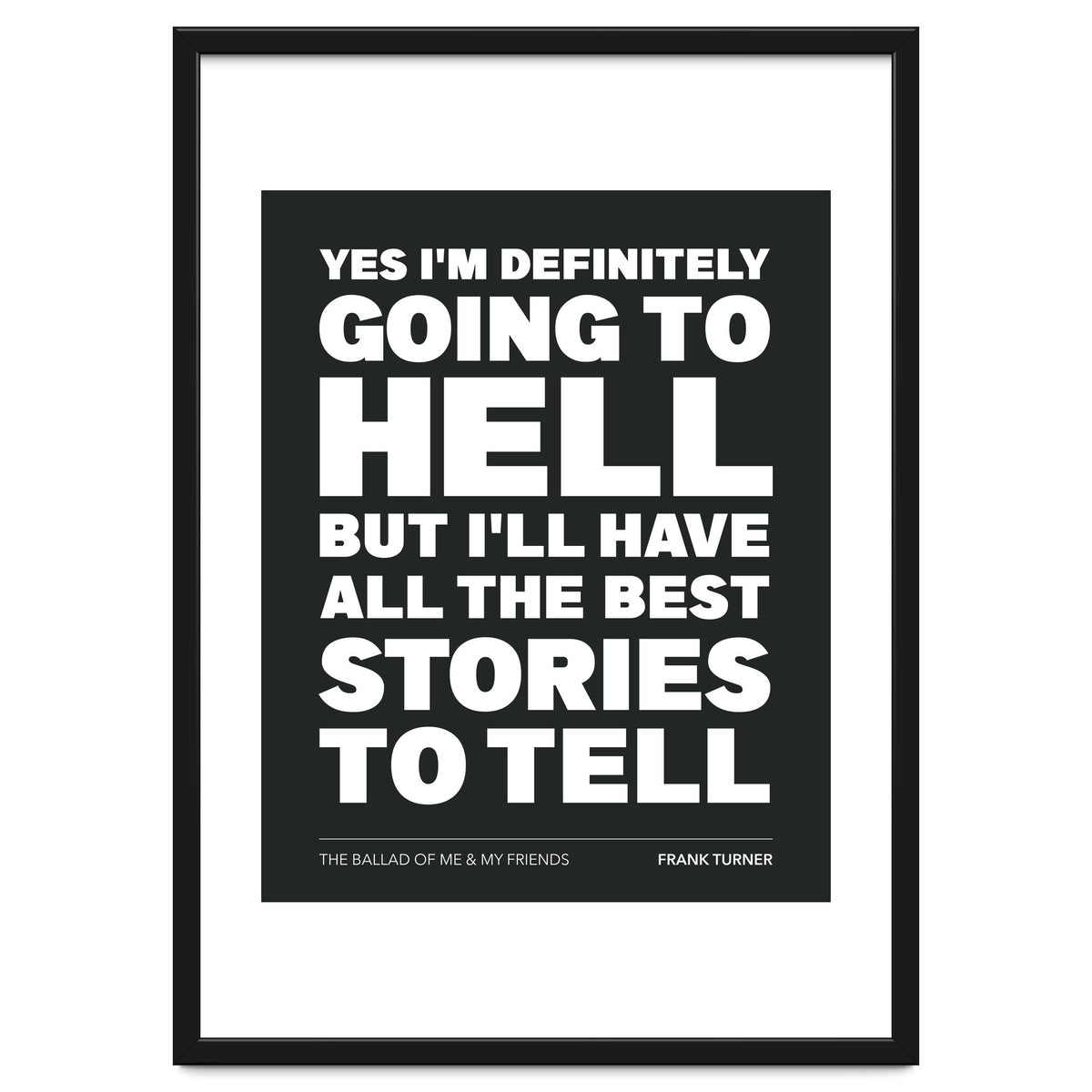 Frank Turner - The Ballad Of Me & My Friends