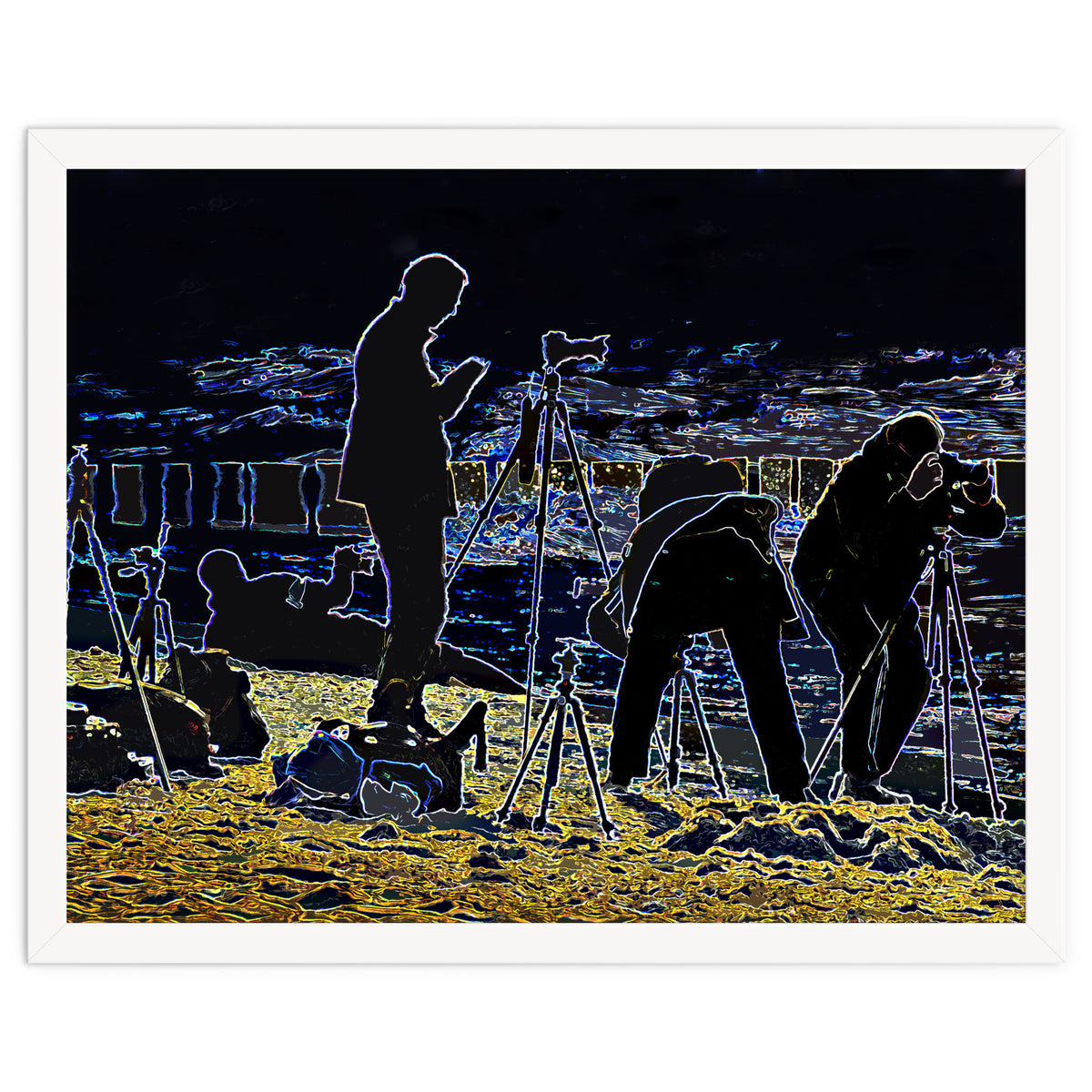 Photographers at the beach