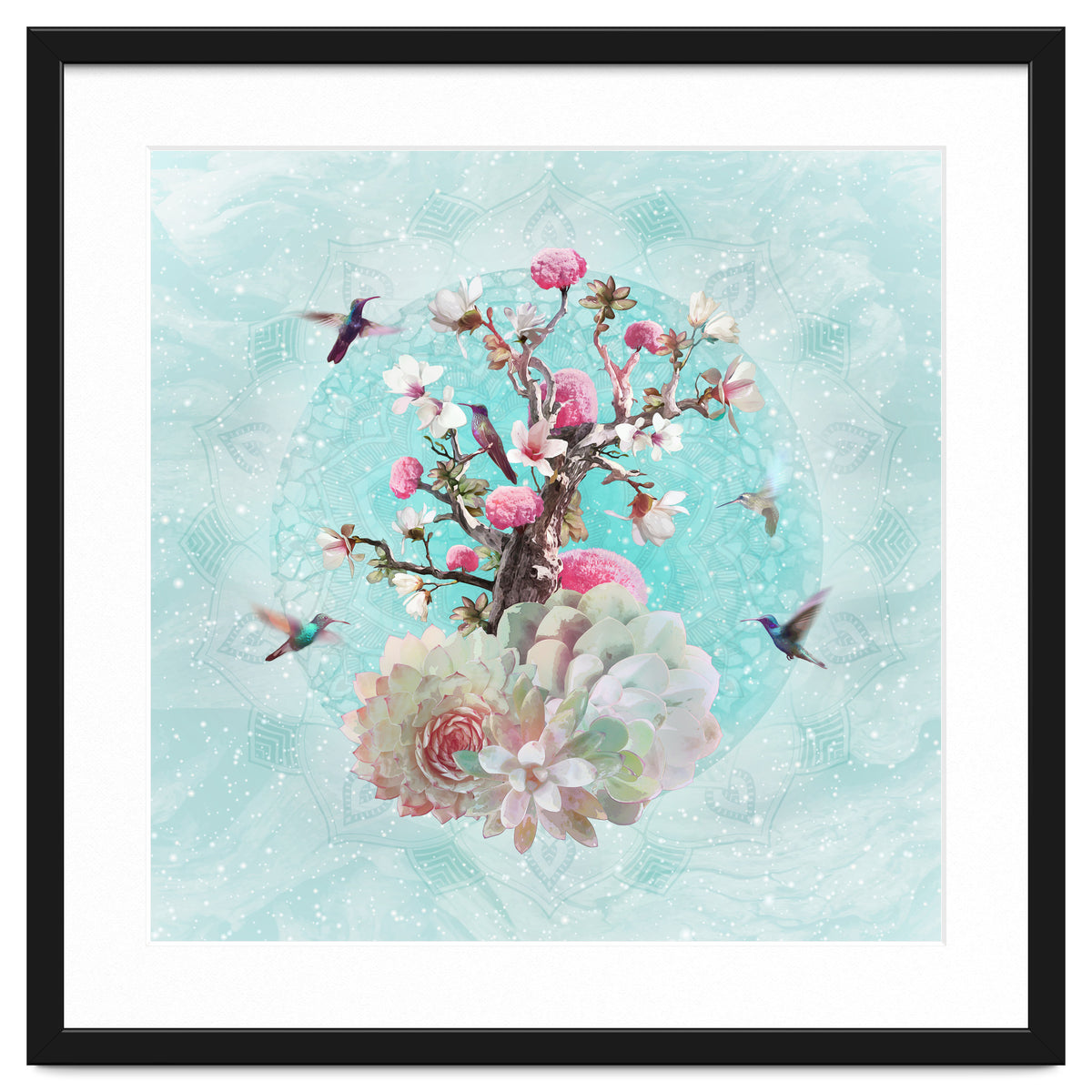 Floral Hummingbird