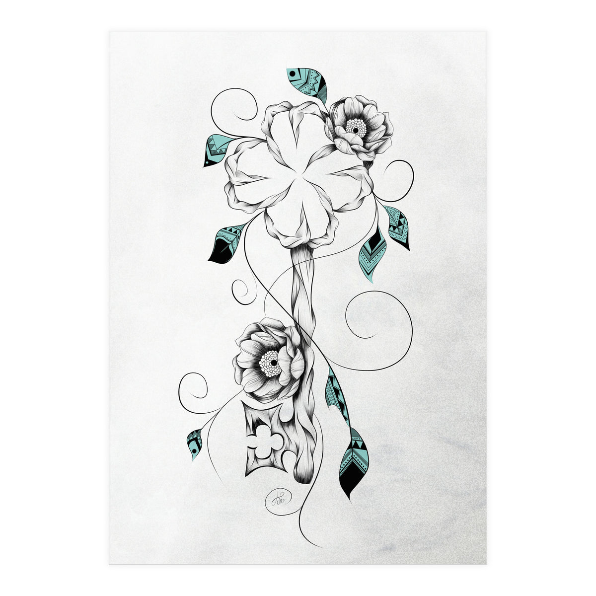 Poetic Key Of Luck (Print Only)