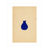 Ultramarine abstract vase (Print Only) thumbnail