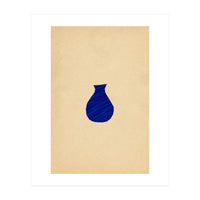 Ultramarine abstract vase (Print Only)