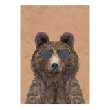 Cool Bear Wearing Sunglasses Portrait (Print Only) thumbnail