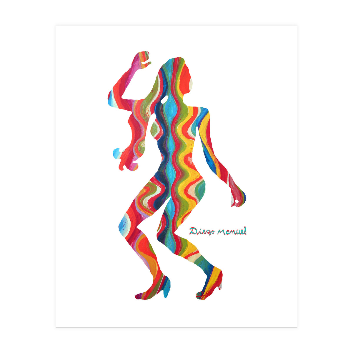 Dance Girl B 45  (Print Only)