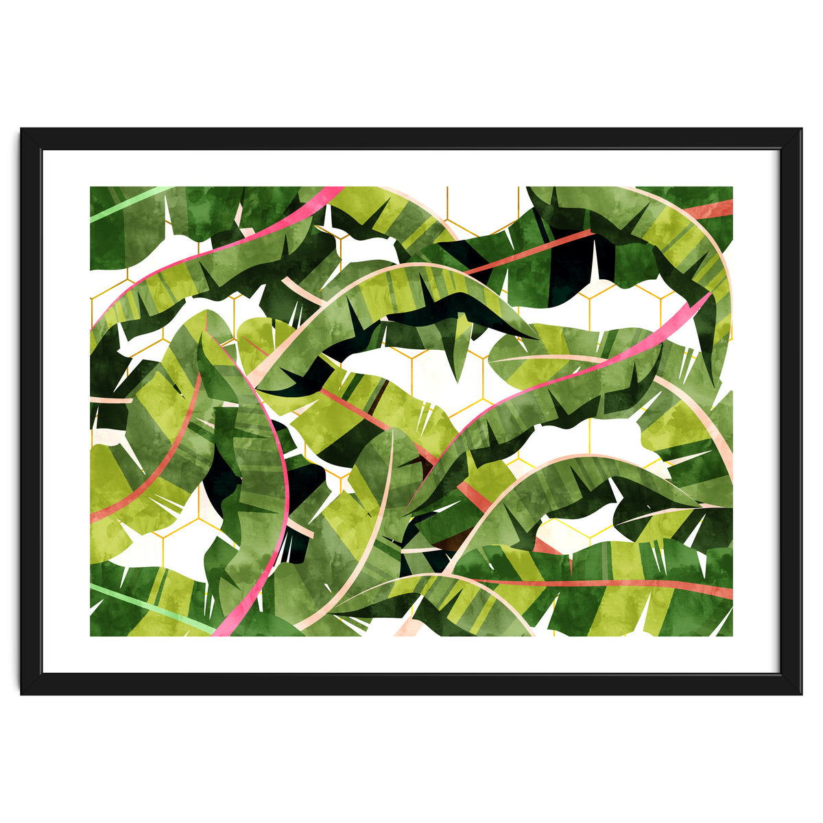 Banana Leaf Salad With Garlic Butter Dressing