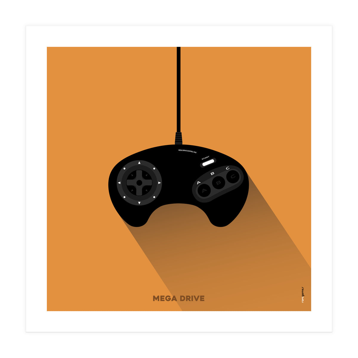 Joystick Videogames Mega Drive (Print Only)