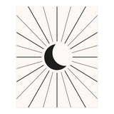 MOON IN LINES - BLACK (Print Only) thumbnail