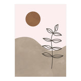 Sun Leaf Abstract Botanical Mid Century (Print Only) thumbnail