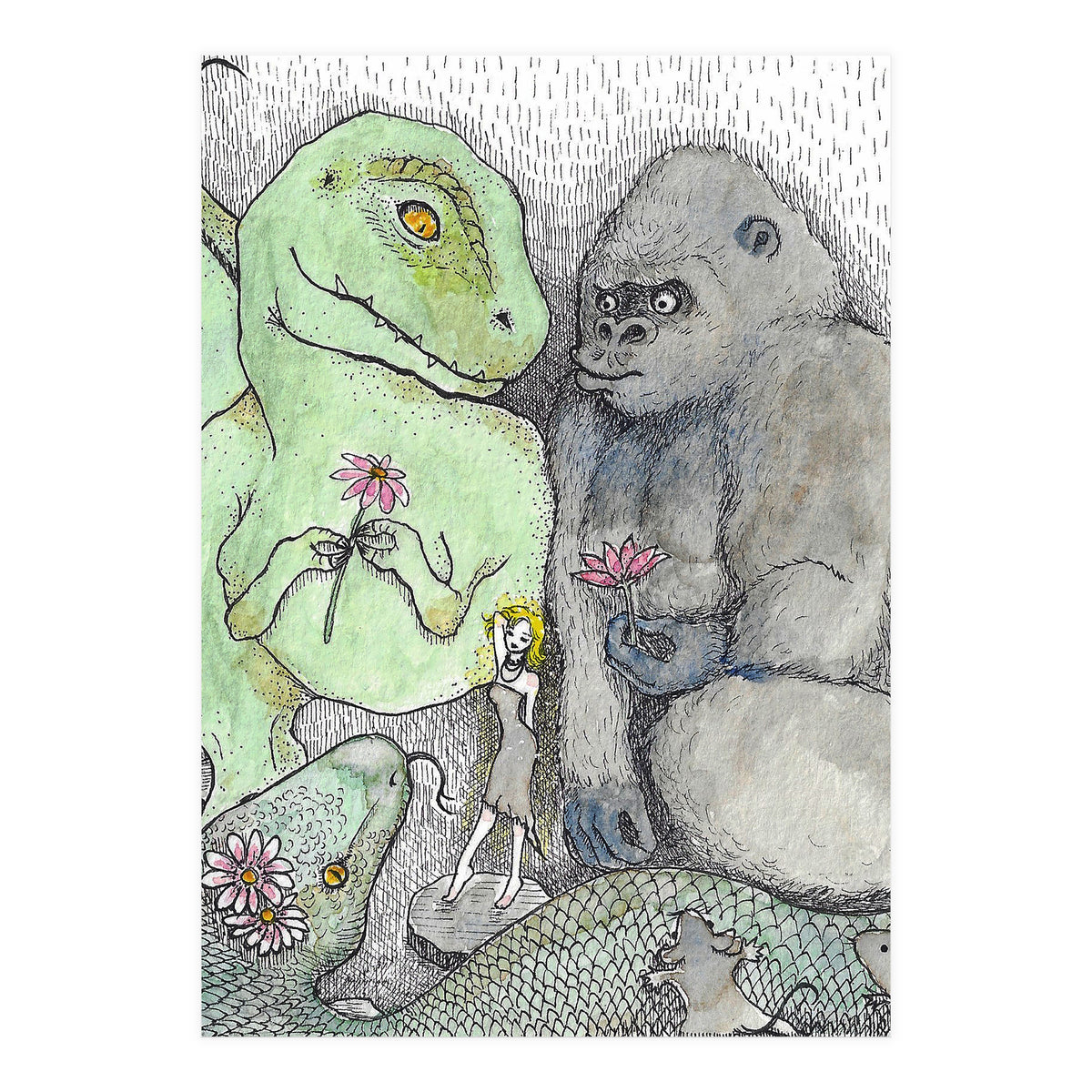 Kong Kong And Friends (Print Only)