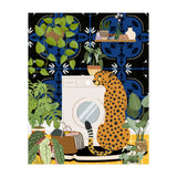 Cheetah in Moroccan Style Laundry Room (Print Only) thumbnail