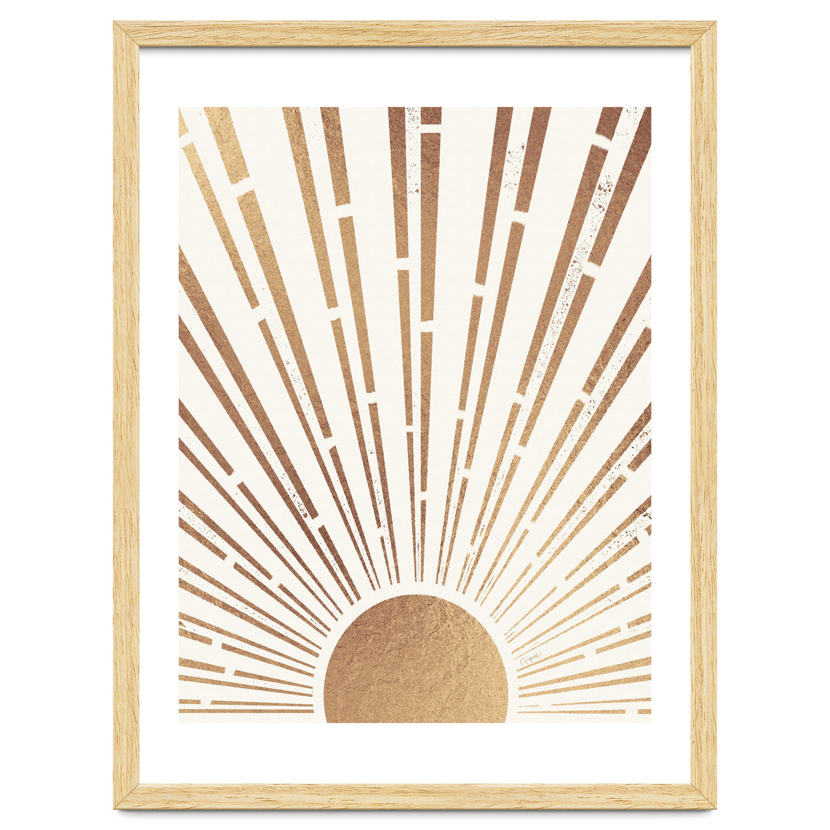 Sun Shines Inside You Gold