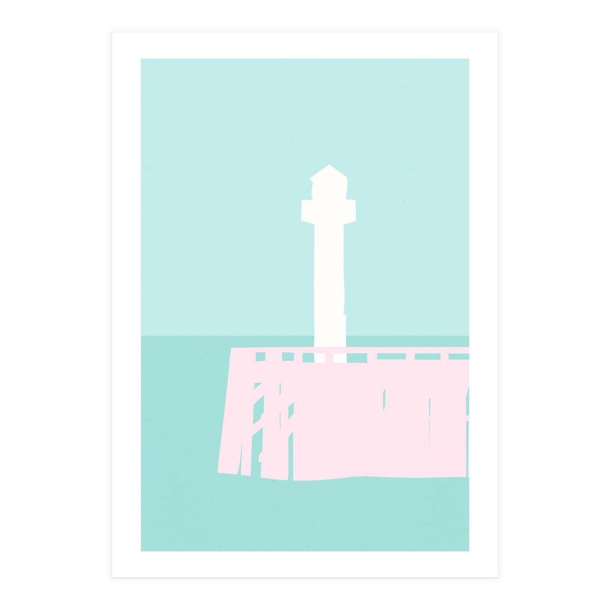 Minimal Pier - Turquoise Coast (Print Only)