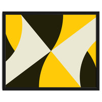 Geometric Shapes No. 4 - yellow, black & white