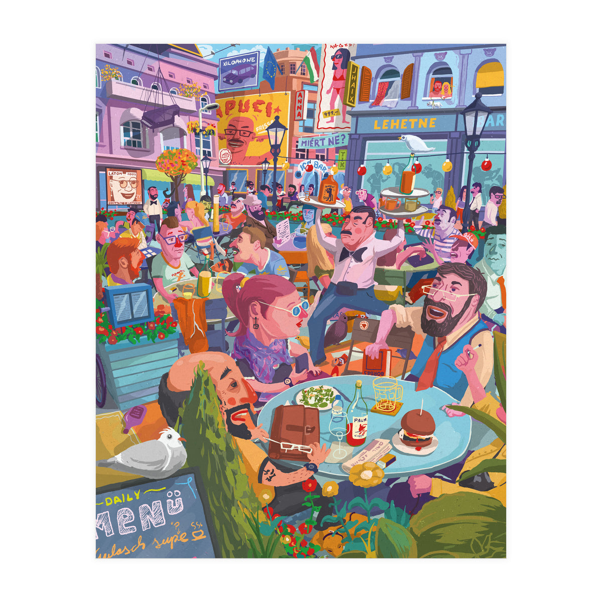 Terrace Budapest (Print Only)