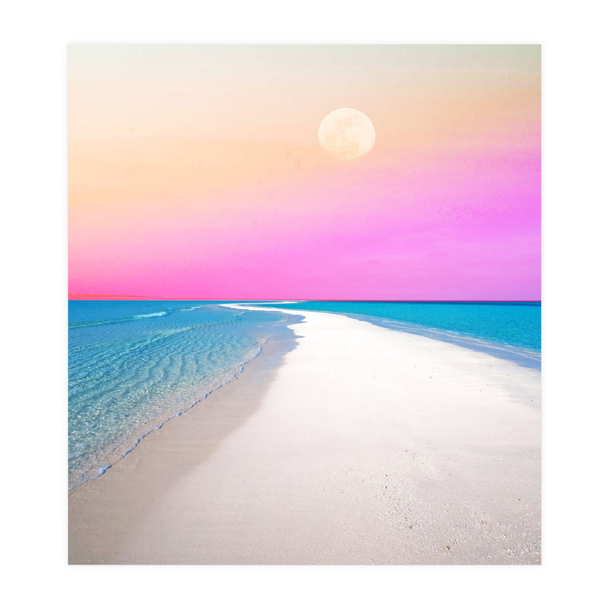 Ocean & Moon II (Print Only)