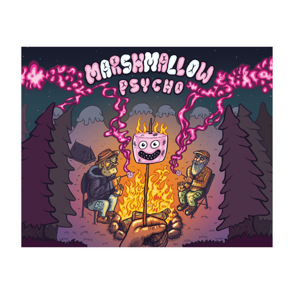 Marshmallow Psycho 12.3% ABV Bourbon Barrel Aged Marshmallow Stout (Print Only)