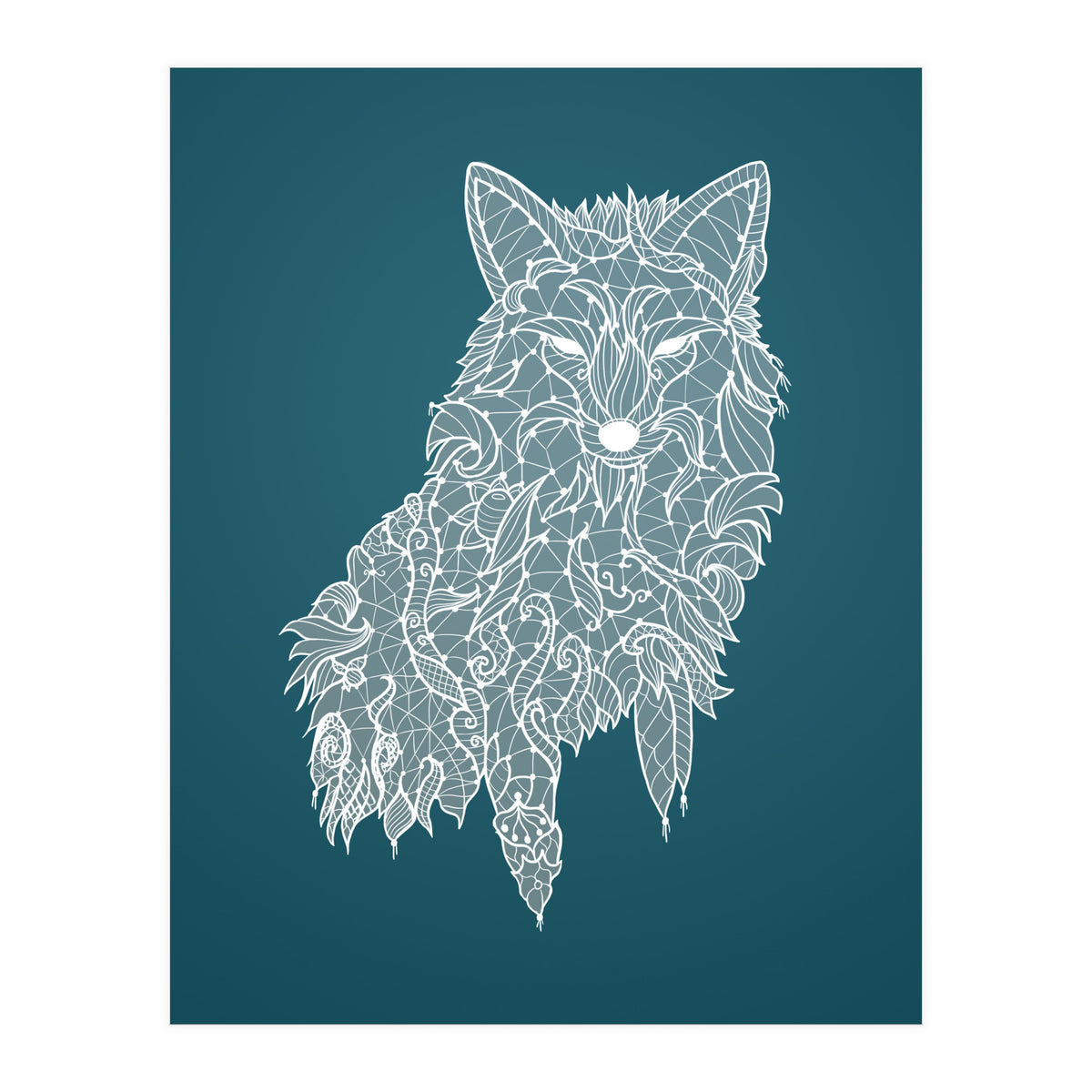 Lace Fox (Print Only)